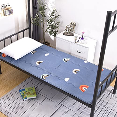 Colchón de futón Colchón de Piso Tatami Plegable Colchoneta de Piso Colchón portátil para Acampar Colchoneta para Dormir para Estudiantes Suave Antide