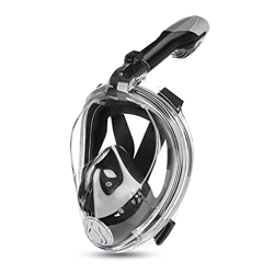 Samnuerly Máscaras de Buceo Buceo Científico Anti-vaho Scuba Equipado con Equipo de Snorkel a Prueba de Agua Natación para Adultos (Color : A, Tamaño  características