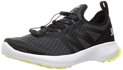 Salomon Sense Flow 2 Hombre Zapatos de trail running, Negro (Ebony/White/Charlock), 47 ⅓ EU