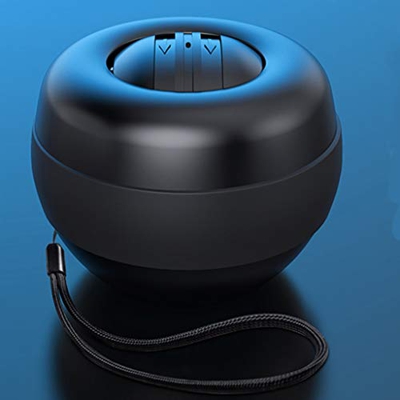 FMOPQ Bola de muñeca, giroscopio de Cuerda de muñeca, fortalecedor de Manos de Inicio automático para Entrenar los músculos del Brazo, Negro