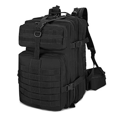UBORSE Mochila Táctica Militar Impermeable MOLLE Paquete de Asalto de Gran Capacidad para Utilidad Bolsa para Senderismo Acampada Caza Aire Libre Cicl