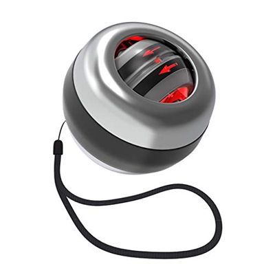 FMOPQ Bola de Fuerza de Agarre, Bola centrífuga de muñeca silenciosa de Arranque automático con Bolsa de Bolas, para Entrenamiento de Manos para alivi
