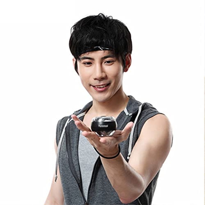 FMOPQ Bola de muñeca de Inicio automático, Potente giroscopio de Mano, fortalecedor de Agarre, para Fortalecer el ejercitador de antebrazo de Mano de 