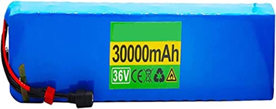 Paquete De Batería De Bicicleta Eléctrica De 36V, Paquete De Batería De Iones De Litio 30Ah 10S4p, Batería De Alta Potencia De 500W, Bicicleta Eléctri