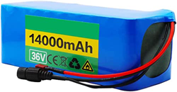 stdpcxz Batería De Litio De 36V 14AH 10S4P 14Ah Batería 350W-750W Batería De Alta Potencia 36V 14000Mah Ebike Batería De Bicicleta Eléctrica BMS + Car precio