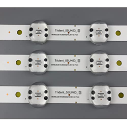 TXTC New 3 PCS LED Backlight Strip for for LG 55UK6300 55UK6200 55UK6470 55UK6400 SSC_Trident_55UK63_S SVL550AS48AT5 EAV63992901 (Color : CN, Size : 1 precio