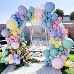 190 Piezas Guirnalda Globos,kit de Arco de Globos Pastel de 5/10/18 Pulgadas,Hecho de Látex Natural,Adecuado para Cumpleaños, Bodas,Baby shower y Todo características