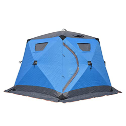 5-6 Personas? Carpa de Pesca en Hielo de Gran Espacio Refugio de Pesca de Invierno Camping Acolchado Transpirable a Prueba de Viento Carpa cálida de a características