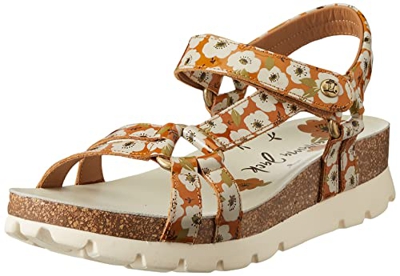Panama Jack Sally Garden, Sandalias Planas Mujer, Vintage B3, 39 EU