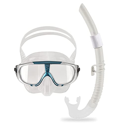Samnuerly Máscaras de Buceo Equipo de Snorkel Snorkel Completamente seco Resistente a caídas y Duradero Buceo cómodo Natación Hecho de Material de Res