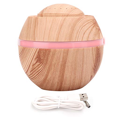 Difusor de aceite esencial de aromaterapia, purificador de aire de niebla de gran tamaño, mini purificador de aire esférico lindo para oficina en casa