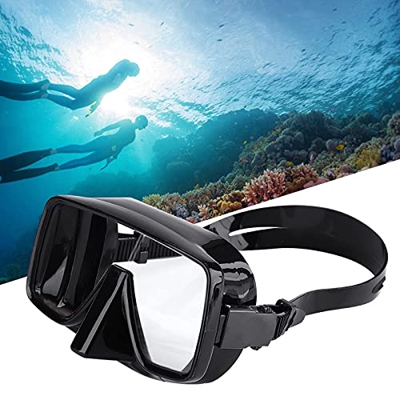 Samnuerly Equipo de esnórquel, Espejo de Buceo, Espejo de Buceo Profundo de Silicona Completa, Embalaje de plástico para esnórquel, máscara de Buceo d