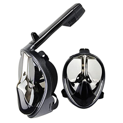 Samnuerly Máscaras de Buceo Buceo de Cara Completa Tipo bajo el Agua Que se Ajustan a la Piel Buceo Adecuado para Adultos Buceo de Doble Tubo (Color : precio