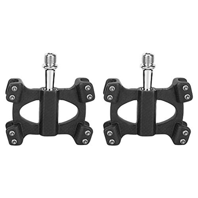 Yeck Pedal de Bicicleta, Fácil de Instalar Pedal Plano de Bicicleta de Diseño Simple Súper Ligero para Accesorio de Ciclismo de Bicicleta Plegable de 