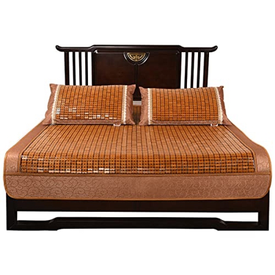 X1NGFU Carbonización Colchón de Cama de Verano,Colchoneta de Dormir de Verano,Esterilla de Enfriamiento Mahjong Transpirable,Alfombrilla de Aire Acond