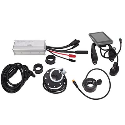 BuyWeek Controlador de motor de bicicleta eléctrica, DC 36V/48V Controlador de motor sin escobillas de bicicleta eléctrica GD06 Pantalla 1 a 2 Kit de 