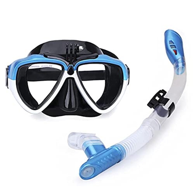 Samnuerly Máscaras de Buceo Traje de Snorkel Snorkel Seco Unisex Panorámica Equipo de Snorkel Multicolor Gafas de Buceo para Adultos (Color : Yellow) 