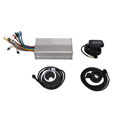 BuyWeek 36V/48V Kit de controlador de motor sin escobillas, 1000W 30A Controlador de motor de bicicleta eléctrica EN06 Kit de visualización Kit de con