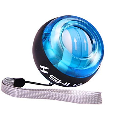 FMOPQ Giroscopio de Mano, para Fortalecer Las Manos, muñecas y Brazos, Azul