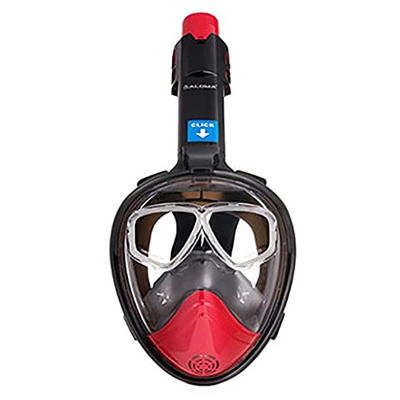 Samnuerly Máscaras de Buceo Buceo a Prueba de Agua Profesional Equipo de Buceo Libre a Prueba de Agua para Adultos 4 Colores de máscaras de natación M
