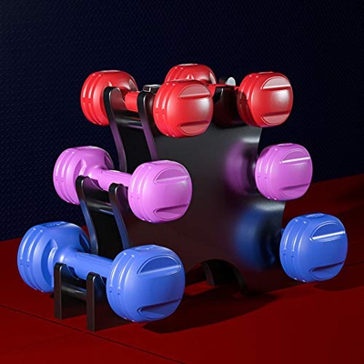 FMOPQ Mancuerna pequeña Mancuerna, Peso del Brazo Mancuerna Pilates Mancuerna para Entrenamiento de Fuerza Ejercicio físico Conjunto de Mancuernas Com