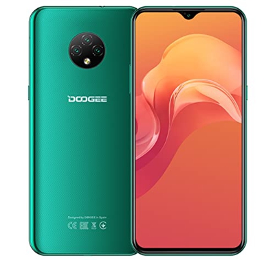 4G Teléfono Libre DOOGEE X95, 3GB+16GB(Extensión 256GB), 6.52’’ Waterdrop Pantalla, Batería 4350mAh 10W Carga Rápida, Tres Cámara 13MP, Android 10 Móv