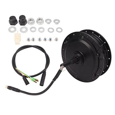 SUNGOOYUE Kit De Conversión De Motor De Cubo De Bicicleta Eléctrica, 48V 350W A Prueba De Agua 55dB Ruido Parte De Actualización De Motor De Tracción 