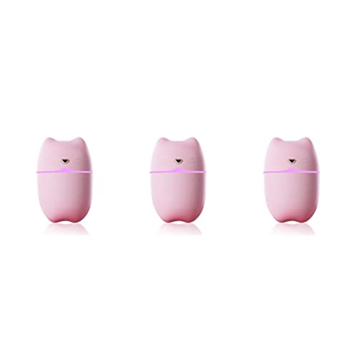 lmoikesz 3 Juegos de Humidificador de aire, 260ml, aceite esencial, ajustable, eléctrico, USB, recargable, temporizador, difusor de Aroma, generador d