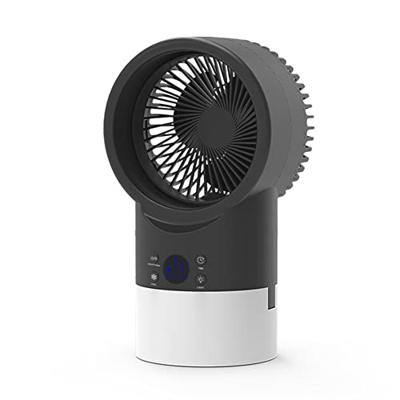 MUSITE Air acondicionador portátil, Aire Acondicionado de Aire de Aire del Agua evaporativa evaporativa del Ventilador húmedo Agua, Enfriador de Aire 