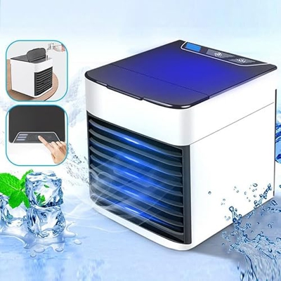 MUSITE Aire Acondicionado portátil, Mini humidificador, Ventilador de enfriamiento Ajustable de 3 velocidades para Dormitorio, Oficina y Aire Libre