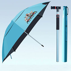 ZJIEX Paraguas de Pesca Exterior 2.2m Sombrilla Parasol Inclinación Antiviento Sombrilla Repelente Al Agua Sombrilla Giratorio 360º Protección UV características