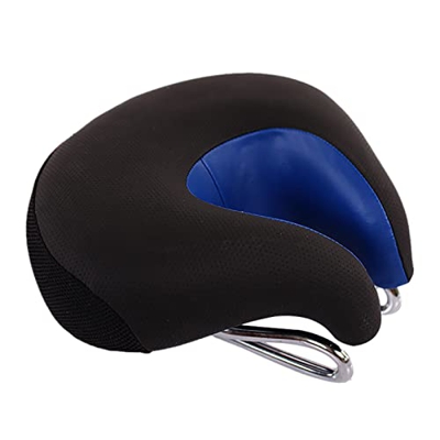 Aelevate Sillín de Bicicleta sin Nariz,Cojín de Asiento Suave para Bicicleta | Cojín de Asiento de Bicicleta de montaña, Asiento de Bicicleta Suave y 