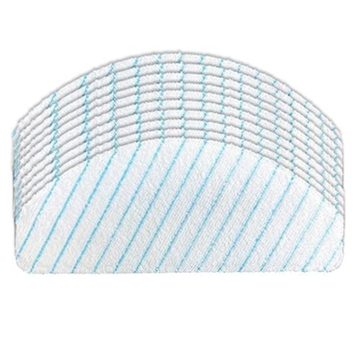 BAIHOGI 100 almohadillas desechables para aspiradora Ecovacs Deebot Ozmo T8 AIVI T9 AIVI Robot aspirador Accesorios (color: azul blanco)