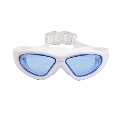 ZLYPSW Adultos Gafas de natación Miopía Professional Receta de Recetas Mujeres Men Big Anti-Fog Pool Agua de natación Gala de Buceo (Color : A, Size :
