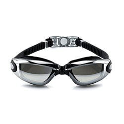 ZLYPSW Electroplator de Gafas de Trajes de baño Anti-Fog de natación Gafas de natación Ajustables Gafas de natación (Color : A, Size : One Size) características