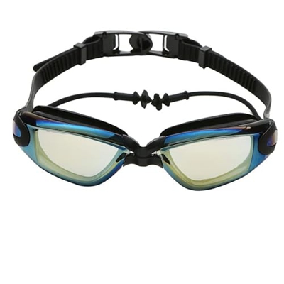 ZLYPSW Gafas de Buceo for Adultos Gafas de natación óptica for Hombres miopia Piscina Piscina (Color : A, Size : One Size)