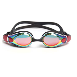 ZLYPSW Profesional for Adultos Impermeables Anti-Fog UVA Lente de protección Hombres Mujeres Gafas de natación de Silicona Ajustable Lente (Color : B, características