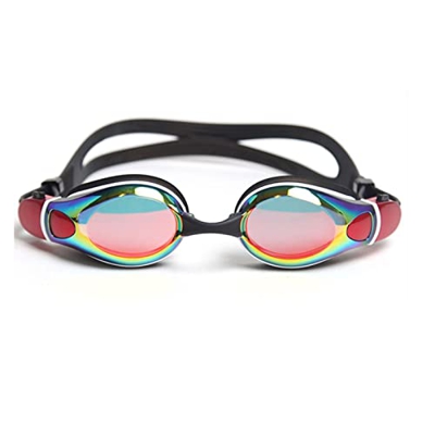 ZLYPSW Profesional for Adultos Impermeables Anti-Fog UVA Lente de protección Hombres Mujeres Gafas de natación de Silicona Ajustable Lente (Color : B,
