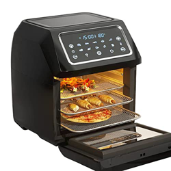 HAOTING Freidora de Aire Totalmente automática Inteligente Visual 12L Gran Capacidad 1800W Alta Potencia Deshidratador de Horno eléctrico de múltiples características