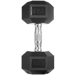 FMOPQ Mancuernas hexagonales con Mancuernas pequeñas, Juego de Mancuernas con Pesas, Mancuernas de Hierro Fundido recubiertas de Goma de 35 LB con Man características