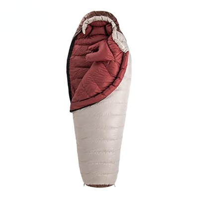 DLRICH Saco de dormir ultraligero impermeable momia saco de dormir pato saco de dormir invierno camping saco de dormir SnowBird7-XL (420G)