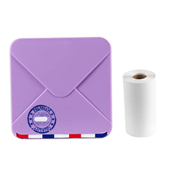 NIDONE Mini Impresora M02S Impresora Térmica Portátil con 3 Tamaños de Papel para Teléfono Tablet Púrpura Material de Oficina precio