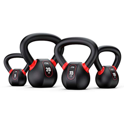FMOPQ Pesa Rusa pequeña con Mancuernas, Juego de Campanas de Vinilo, para Entrenamiento de Fuerza y ​​aeróbico, Mancuernas de Fitness características
