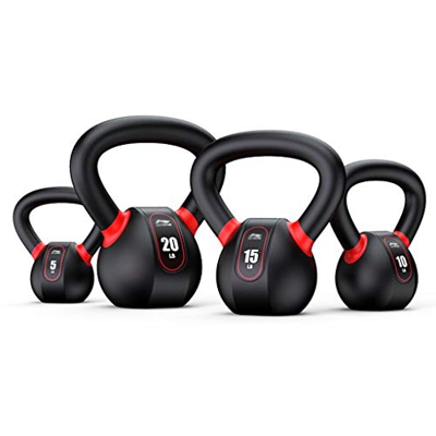 FMOPQ Pesa Rusa pequeña con Mancuernas, Juego de Campanas de Vinilo, para Entrenamiento de Fuerza y ​​aeróbico, Mancuernas de Fitness
