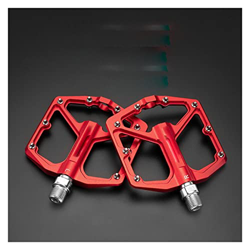 XIWALAI Pedal de Ultra luz Ultra luz Bicicleta Sellado de Sellado Pedal de Aluminio aleación antinkid tacón Piezas de Bicicleta (Color : K203-RD) características