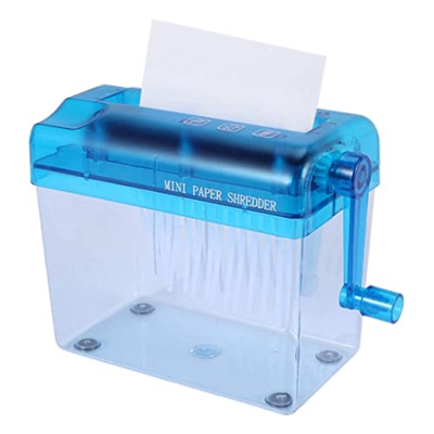 NIDONE Destructora Manual portátil de Papel para Oficina Mini Manual Cut for A6, Folded A4 Portrait, Straight Cut Stationery & Office Supplies