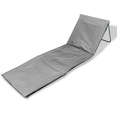 Acomoda Textil - Esterilla de Playa y Piscina Acolchada. Tumbona Plegable y Reclinable con Cojín y Bolsa. Tumbona Portátil con Respaldo Ajustable 170x