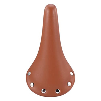 JINPENGRAN Sada de Bicicleta, PU Leather Mountain Bicycle Silldle Asiento Cuschion Road Bike Ciclismo cómodo Bicicleta Asiento de Bicicleta,A