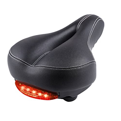 Accesorios de bicicleta de bicicleta de bicicleta unisex diseño de luz trasera creativa cojín de bicicletas espesas diseño de esponja de cuero en bici