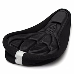 JINPENGRAN Cubierta de Silla de Monta de montaña Cubierta de Asiento de Bicicleta Gruesa y Transpirable Silicona Silicona Sponge Gel Bike Asiento Acce precio